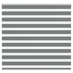 Jaluzea tip zebra gri închis lățime țesătură 150,9 cm poliester GartenMobel Dekor