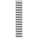 Jaluzea tip zebra gri închis lățime țesătură 40,9 cm poliester GartenMobel Dekor