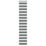 Jaluzea tip zebra gri închis lățime țesătură 45,9 cm poliester GartenMobel Dekor