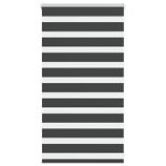 Jaluzea tip zebra neagră lățime țesătură 75,9 cm poliester GartenMobel Dekor