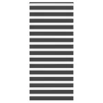 Jaluzea tip zebra neagră lățime țesătură 100,9 cm poliester GartenMobel Dekor