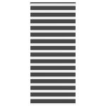 Jaluzea tip zebra neagră lățime țesătură 100,9 cm poliester GartenMobel Dekor