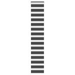 Jaluzea tip zebra neagră lățime țesătură 40,9 cm poliester GartenMobel Dekor