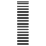 Jaluzea tip zebra neagră lățime țesătură 50,9 cm poliester GartenMobel Dekor
