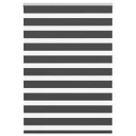 Jaluzea tip zebra neagră lățime țesătură 90,9 cm poliester GartenMobel Dekor