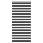 Jaluzea tip zebra neagră lățime țesătură 90,9 cm poliester GartenMobel Dekor