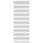 Jaluzea tip zebra gri deschis lățime țesătură 50,9 cm poliester GartenMobel Dekor