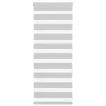 Jaluzea tip zebra gri deschis lățime țesătură 55,9 cm poliester GartenMobel Dekor