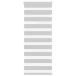 Jaluzea tip zebra gri deschis lățime țesătură 60,9 cm poliester GartenMobel Dekor