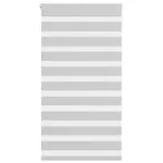 Jaluzea tip zebra gri deschis lățime țesătură 80,9 cm poliester GartenMobel Dekor