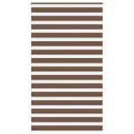 Jaluzea tip zebra maro lățime țesătură 125,9 cm poliester GartenMobel Dekor