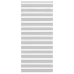 Jaluzea tip zebra gri deschis lățime țesătură 100,9cm poliester GartenMobel Dekor