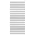 Jaluzea tip zebra gri deschis lățime țesătură 105,9cm poliester GartenMobel Dekor