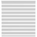 Jaluzea tip zebra gri deschis lățime țesătură 145,9cm poliester GartenMobel Dekor