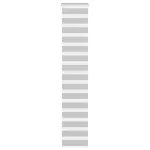 Jaluzea tip zebra gri deschis lățime țesătură 35,9 cm poliester GartenMobel Dekor