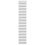 Jaluzea tip zebra gri deschis lățime țesătură 35,9 cm poliester GartenMobel Dekor