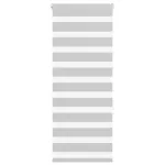 Jaluzea tip zebra gri deschis lățime țesătură 50,9 cm poliester GartenMobel Dekor