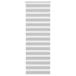 Jaluzea tip zebra gri deschis lățime țesătură 65,9 cm poliester GartenMobel Dekor