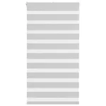 Jaluzea tip zebra gri deschis lățime țesătură 80,9 cm poliester GartenMobel Dekor