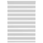 Jaluzea tip zebra gri deschis lățime țesătură 90,9 cm poliester GartenMobel Dekor