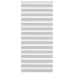 Jaluzea tip zebra gri deschis lățime țesătură 90,9 cm poliester GartenMobel Dekor