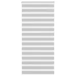 Jaluzea tip zebra gri deschis lățime țesătură 95,9 cm poliester GartenMobel Dekor