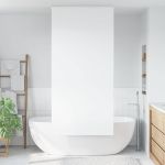 Jaluză cu rolă de duș 130x240 cm lățime material 126 cm GartenMobel Dekor