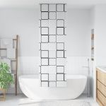 Jaluzelă de duș 60x240 cm lățime material 56 cm GartenMobel Dekor