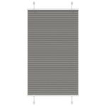Jaluză plisată Antracit 75x150 cm Lățime țesătură 74,4 cm GartenMobel Dekor