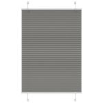 Jaluză plisată Antracit 90x150 cm Lățime țesătură 89,4 cm GartenMobel Dekor