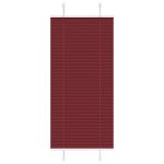 Jaluză plisată Bordeaux Roșu 55x150 cm Lățime țesătură GartenMobel Dekor