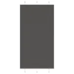 Jaluză plisată negru 105x200 cm Lățime țesătură 104,4 cm GartenMobel Dekor