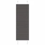 Jaluză plisată negru 50x150 cm Lățime țesătură 49,4cm poliester GartenMobel Dekor