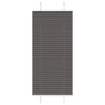 Jaluză plisată negru 65x100 cm Lățime țesătură 64,4cm poliester GartenMobel Dekor