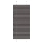 Jaluză plisată negru 65x150 cm Lățime țesătură 64,4cm poliester GartenMobel Dekor