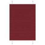 Jaluză plisată Bordeaux Roșu 100x150 cm Lățime țesătură 99,4 cm GartenMobel Dekor