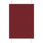 Jaluză plisată Bordeaux Roșu 85x150 cm Lățime țesătură 84,4 cm GartenMobel Dekor
