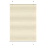Jaluză plisată Crem 100x100cm Lățime țesătură 99,4cm GartenMobel Dekor