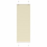 Jaluză plisată Crem 40x100 cm Lățime țesătură 39,4 cm GartenMobel Dekor