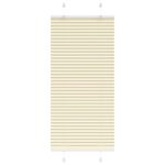 Jaluză plisată Crem 55x150 cm Lățime țesătură 54,4 cm GartenMobel Dekor