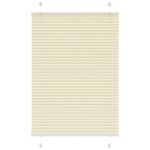 Jaluză plisată Crem 95x150 cm Lățime țesătură 94,4cm GartenMobel Dekor