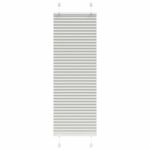Jaluză plisată gri deschis 45x100 cm Lățime țesătură 44,4 cm GartenMobel Dekor