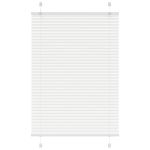 Jaluză plisată alb 85x100cm Lățime țesătură 84,4 cm poliester GartenMobel Dekor