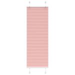 Jaluză plisată roz 45x150 cm Lățime țesătură 44,4cm poliester GartenMobel Dekor