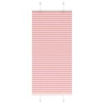 Jaluză plisată roz 60x100 cm Lățime țesătură 59,4cm poliester GartenMobel Dekor