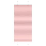 Jaluză plisată roz 60x150 cm Lățime țesătură 59,4cm poliester GartenMobel Dekor