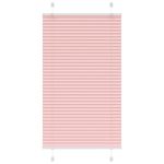 Jaluză plisată roz 70x100 cm Lățime țesătură 69,4cm poliester GartenMobel Dekor