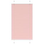 Jaluză plisată roz 70x150 cm Lățime țesătură 69,4cm poliester GartenMobel Dekor