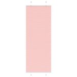 Jaluză plisată roz 80x200 cm Lățime țesătură 79,4cm poliester GartenMobel Dekor