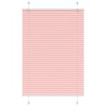 Jaluză plisată roz 90x150 cm Lățime țesătură 89,4cm poliester GartenMobel Dekor
